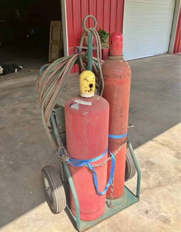 Heavy-Duty Torch Kit with 100ft Hose and Empty Welding Bottles – Meldverse Welding Tools