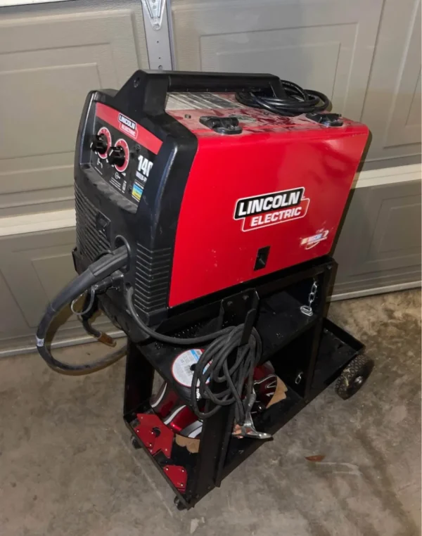Lincoln Electric Weld Pak 140 HD MIG Welder Bundle (Cart, Mask & More) - Image 2