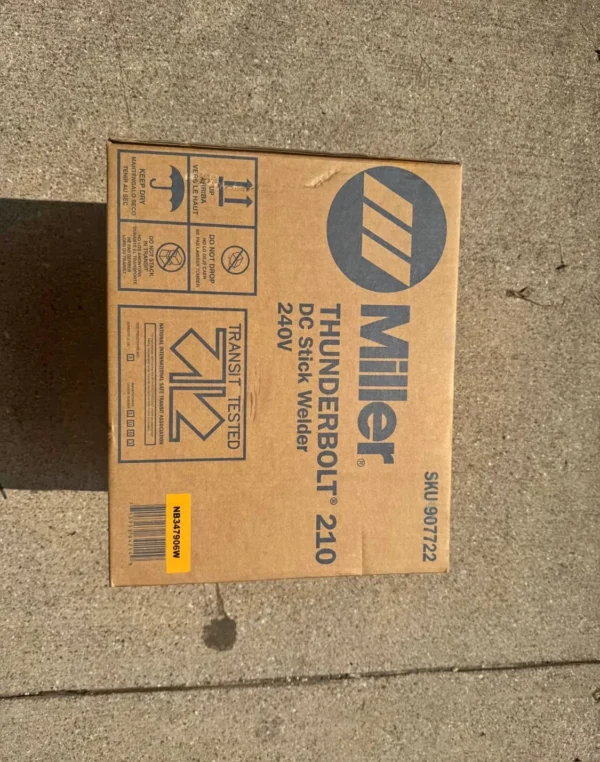 Brand new Miller Thunderbolt 210 Stick Welder in box – Meldverse welding equipment