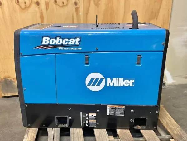 Miller Bobcat 225 Gas-Powered Welder – 89 Hours, Dinse Quick Connects – For Sale on Meldverse