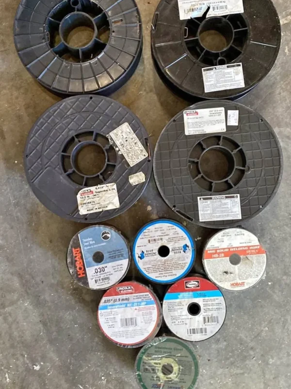 Mixed MIG Welding Wire Spool Bundle – Steel, Stainless, Flux Core – Lincoln, Harris, Blue Demon – Meldverse