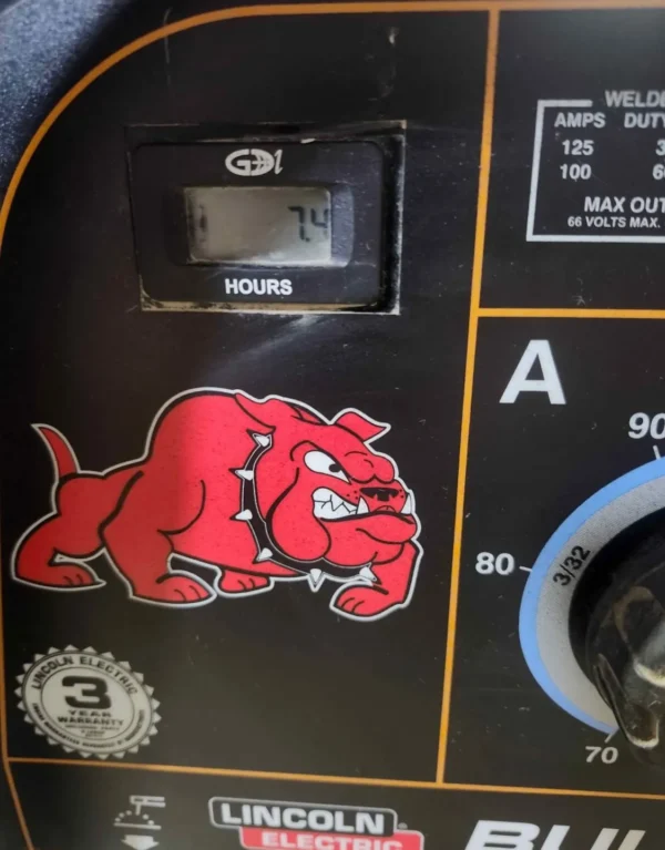 Lincoln Bulldog Welder Generator – 140A Welder + 5500W Generator – Only 7.4 Hours – Meldverse