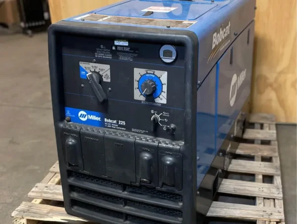 Miller Bobcat 225 Gas-Powered Welder – Only 89 Hours, Dinse Connects Included - Image 4