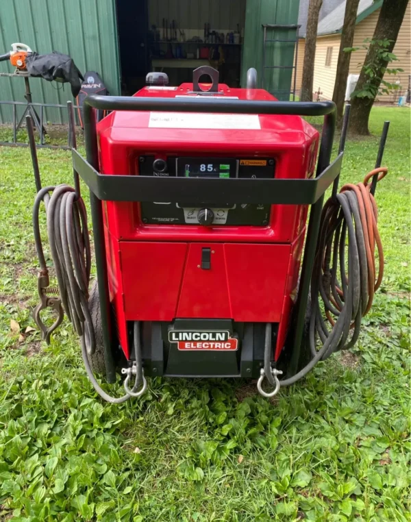 Lincoln 330 MPX Welder with Cart, Remote, Leads, Clamp – Only 30 Hours – Meldverse