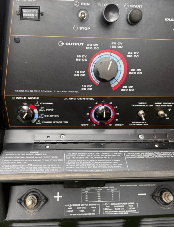 Lincoln Electric Ranger 250 Welder Generator – Only 9.5 Hours – Like New – Meldverse