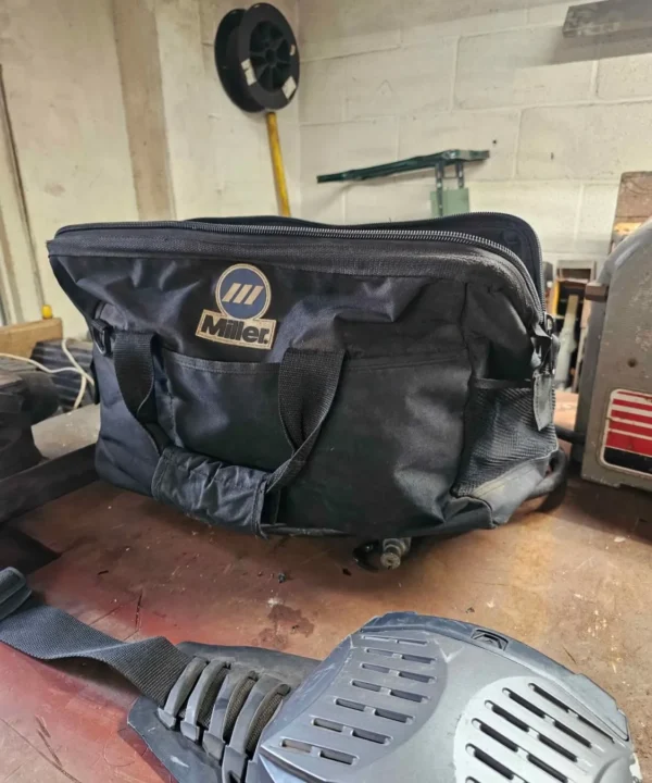 Miller Air Fed Welding Helmet with Batteries, Charger, and Carry Bag – Meldverse