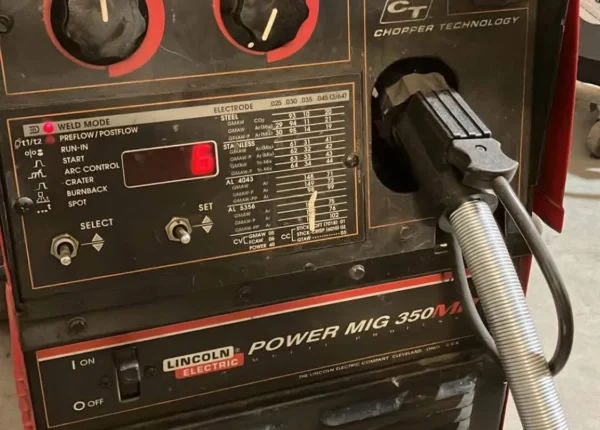Lincoln Electric PowerMig 350 Multi-Process Welder – Ground Lead + Magnum Pro MIG Gun - Image 10